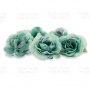 Rose flowers, color Mint with violet, 1pcs