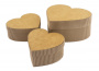 Set of gift boxes Kraft in Eco style, Heart-1, #13 - 0
