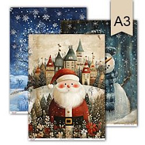DECOUPAGE CARDS, A3 SIZE