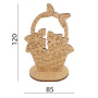Figurine for painting and decorating #528 "Basket on a stand" - 0