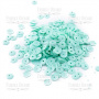 Sequins Round rosettes, mint, #240 - 0