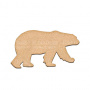  Art board Bear 25х13,5 cm