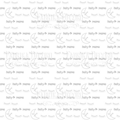 лист двусторонней бумаги для скрапбукинга baby&mama #29-02 30,5х30,5 см - 2