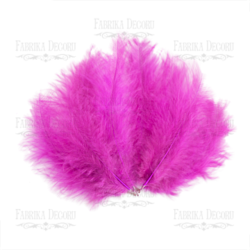 Feathers set Down "Fuchsia"