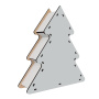 Gift box for sweets and presents, “Christmas Tree”, size XL: 30cm x 30cm x 7cm - 6