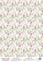 Deco Pergament farbiges Blatt Orchideen-Hintergrund, A3 (11,7" х 16,5")
