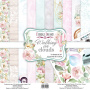 Double-sided scrapbooking paper set Walking on clouds 8"x8", 10 sheets