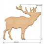  Art board Deer 32х30 cm - 0