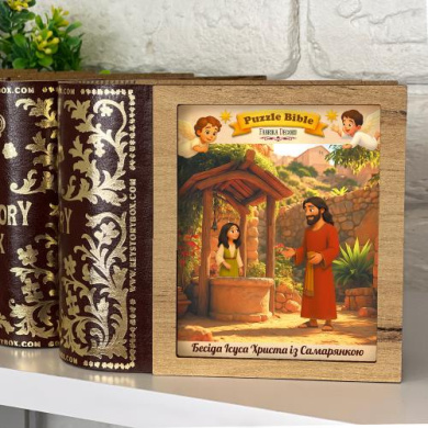 Пазлы с фигурками "Беседа Исуса Христа с Самарянкой", #001 - 2