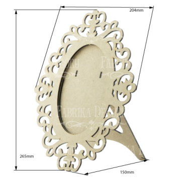 заготовка для декорирования "фоторамка" #157 фабрика декору - 2
