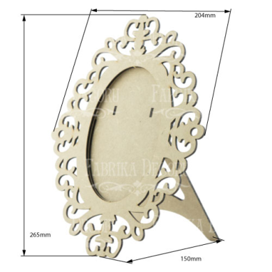 заготовка для декорирования "фоторамка" #157 фабрика декору - 2