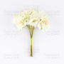 Set of cherry flowers ivory, 6 pcs