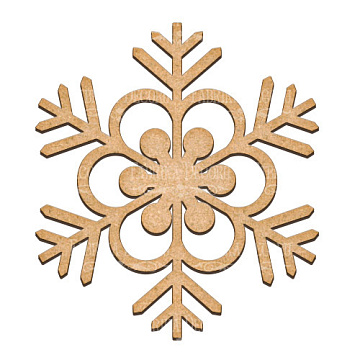  Art board Snowflake 30х32,5 cm