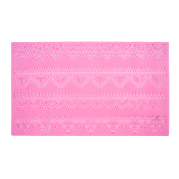 Silicone mat, Lace borders #07