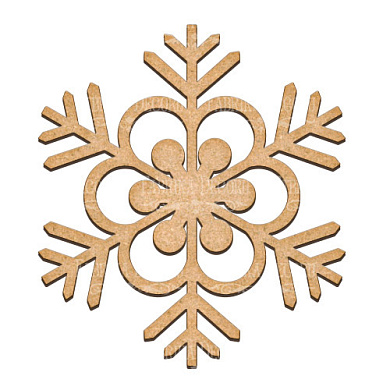  Art board Snowflake 30х32,5 cm