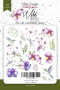 Set of die cuts Wild Orchid, 49 pcs - 0