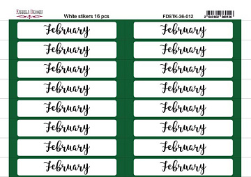 Set of stickers for journaling and planners #36-012