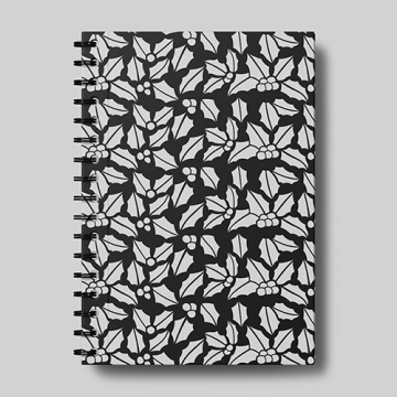 Stencil reusable, 15x20cm "Christmas holly", #459 - 2