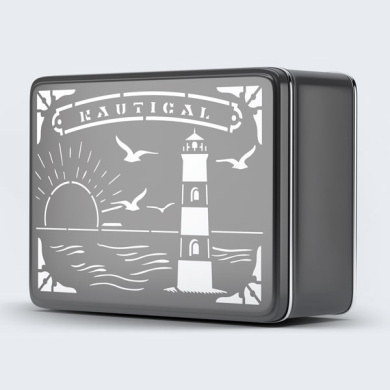 трафарет многоразовый xl (30х21см), в порту #085 фабрика декору - 2