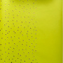 Stück PU-Leder mit Goldprägung, Muster Golden Drops Hellgrün, 50cm x 25cm