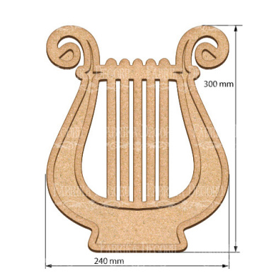 art-board-lyre-24-30-cm - 2
