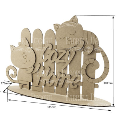 заготовка для декорирования "cozy home -1" #125 фабрика декору - 2