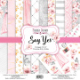 Double-sided scrapbooking paper set Say Yes 12"x12", 10 sheets