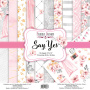 Doppelseitiges Scrapbooking-Papier-Set Say Yes, 30.5 cm x 30.5cm, 10 Blätter