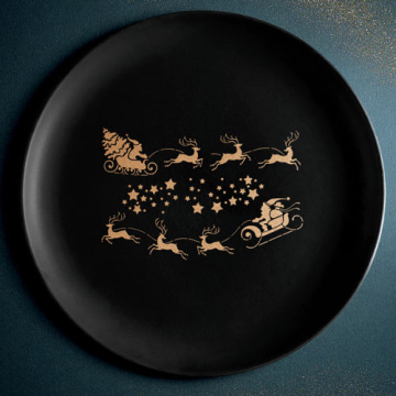 Stencil for crafts 15x20cm "Santa Claus with gifts" #202 - 2