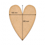 Art board Heart, 19cm х 25cm - 0