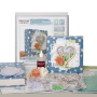 Kinderalbum für Scrapbooking "My little mousy boy", 20cm x 20cm, DIY-Kreativ-Set, #11