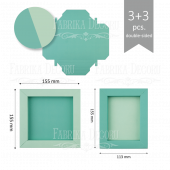 Набор картонных заготовок #008 color_Mint-peppermint Набор картонных заготовок #008 color_Mint-peppermint