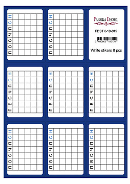 Set mit Aufklebern für Tagebücher und Planer #18-010