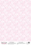 Деко веллум (лист кальки с рисунком) Розовые колосья, А3 (29,7см х 42см)