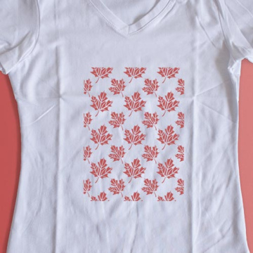 Stencil for crafts 15x20cm "Maple leaf background" #237 - 2 Stencil for crafts 15x20cm "Maple leaf background" #237 - 2