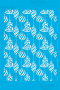 Stencil for crafts 15x20cm "Christmas toy background" #302