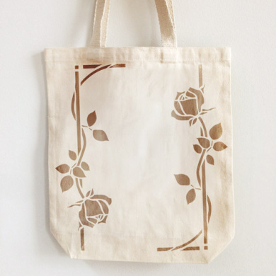 трафарет многоразовый xl (30х21см), вьющаяся роза #018 фабрика декору - 2