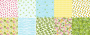 Double-sided scrapbooking paper set  Tropical paradise 8”x8”, 10 sheets - 0