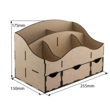 Desk organizer kit cosmetic accessories, bijouterie or stationery, DIY kit #018 - 2