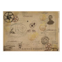 Zestaw jednostronnego kraftowego papieru do scrapbookingu Mechanics and steampunk 42x29,7 cm, 10 arkuszy 