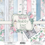 Double-sided scrapbooking paper set Shabby love 8"x8", 10 sheets