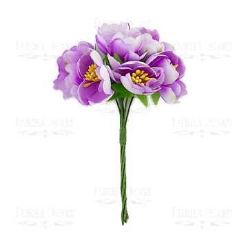 Kwiaty jaśminu, kolor Liliowy, 6 szt