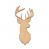  Art board Deer 12х25 cm