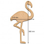 Zeichenbrett Flamingo