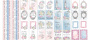 Doppelseitig Scrapbooking Papiere Satz Shabby Love, 30.5 cm x 30.5cm, 10 Blätter