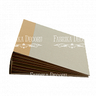 Blank album of kraft cardboard 20cm x 20cm 10 sheets
