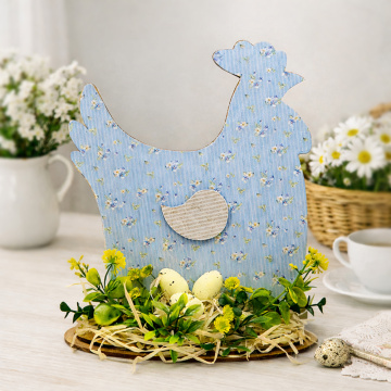 Интерьерная декоративная композиция «Пасхальная Курочка», #05 - 2