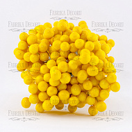 Set lacquer guelder rose berries Yellow 20pcs