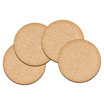 Art boards Circles, 4pcs, 10cm х 10cm