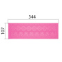 Silicone mat, Flower border #09 - 1